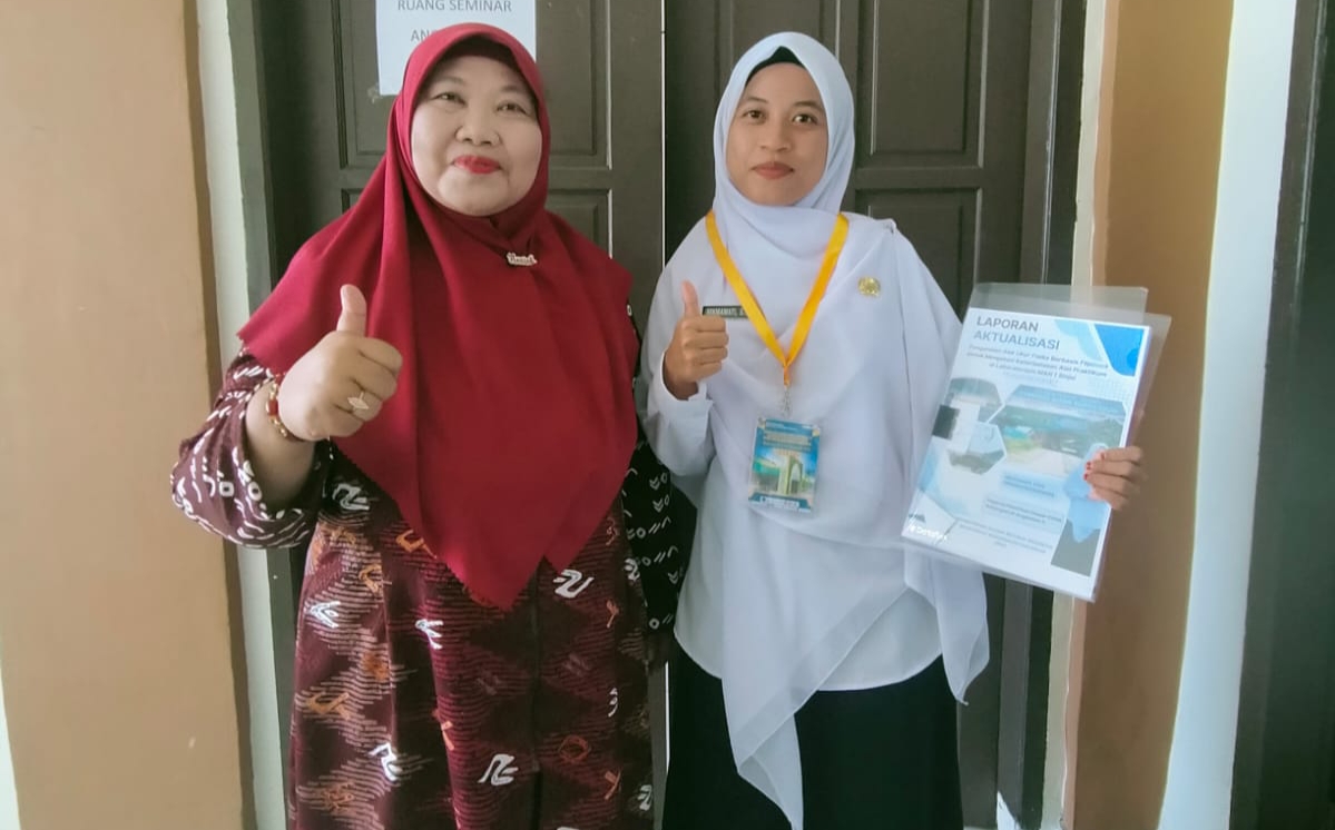 Didampingi Kepala Madrasah, Pendidik MAN 1 Sinjai Tuntaskan Presentasi Aktualisasi Latsar CPNS