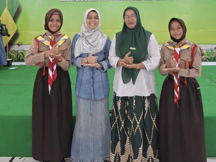 Peringati Hari Pramuka ke-64 di MTs DDI Lil Banat Parepare