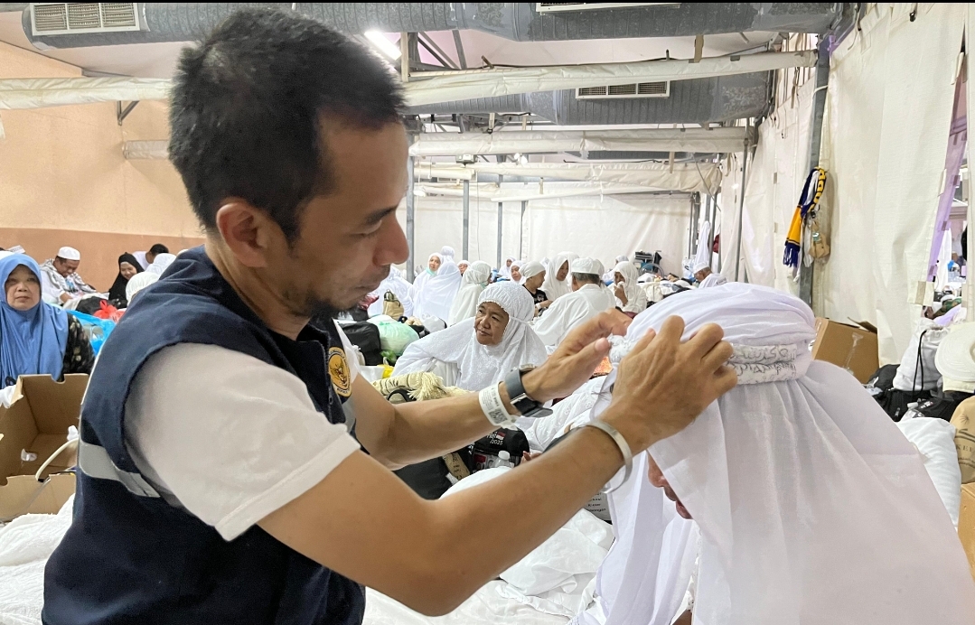 Jamaah Kloter 6 UPG Gelar Tradisi Mappatoppo Usai Puncak Haji