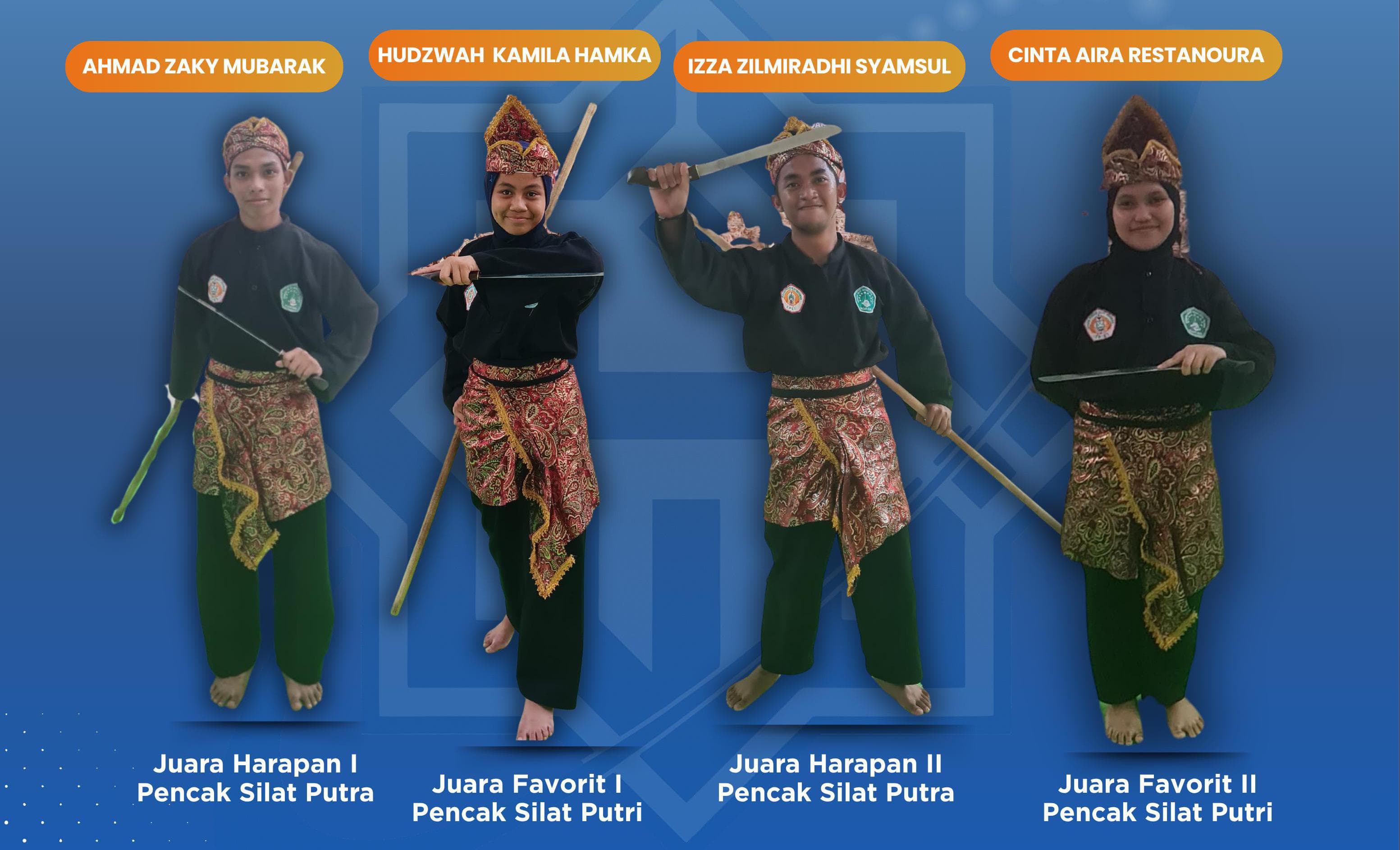 Empat siswa peraih medali O2SN