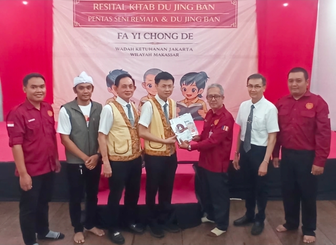 PERGABI Sulsel Bersama Pembimas Buddha Salurkan Buku Pembelajaran Sekolah Minggu Buddhis di Kota Makassar
