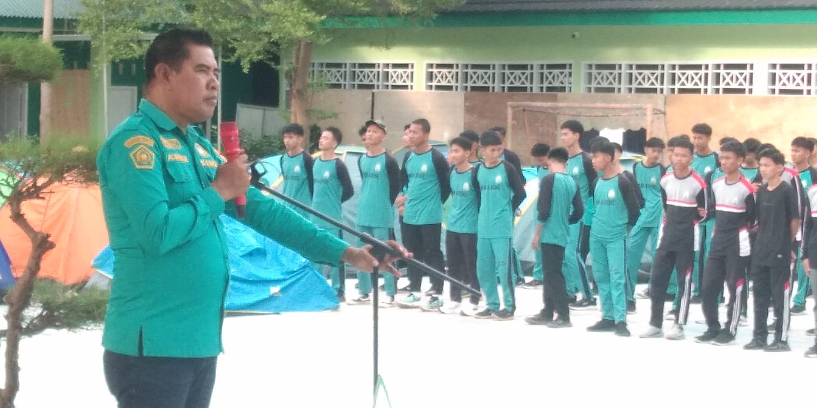 Kepala MAN 4 Bone Andi Muhammad Irfan membuka PORSIMA dan Fun Cam