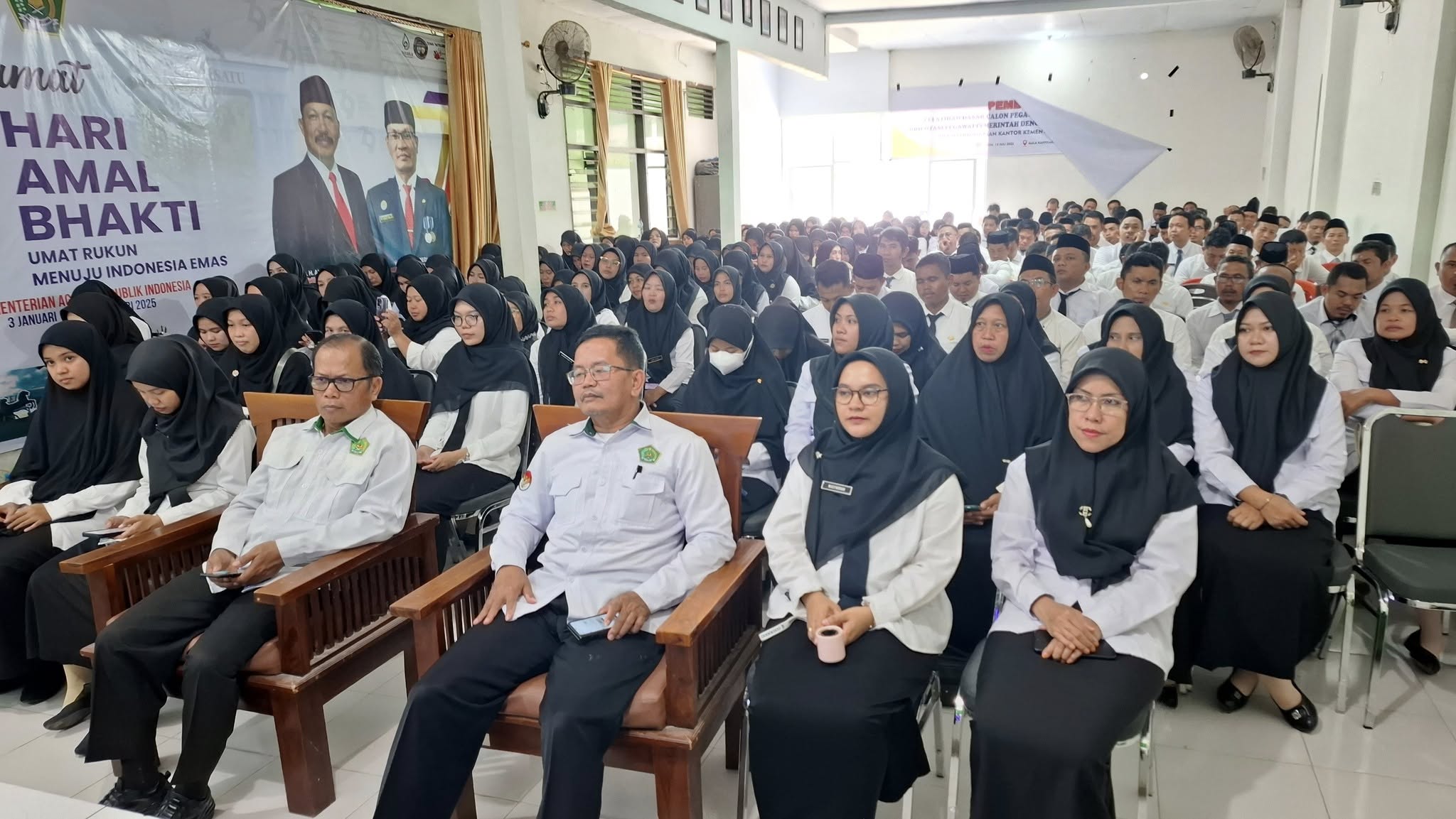 sebanyak 220 peserta Asal Kemenag Sinjai ikuti pembukaan  Latsar dan Pelatihan Dasar Secara Daring Kemenag RI  Tahun 2025