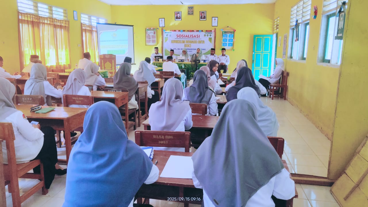Tiga Tingkatan Madrasah Muhammadiyah Songing Sosialisasikan Kurikulum Berbasis Cinta