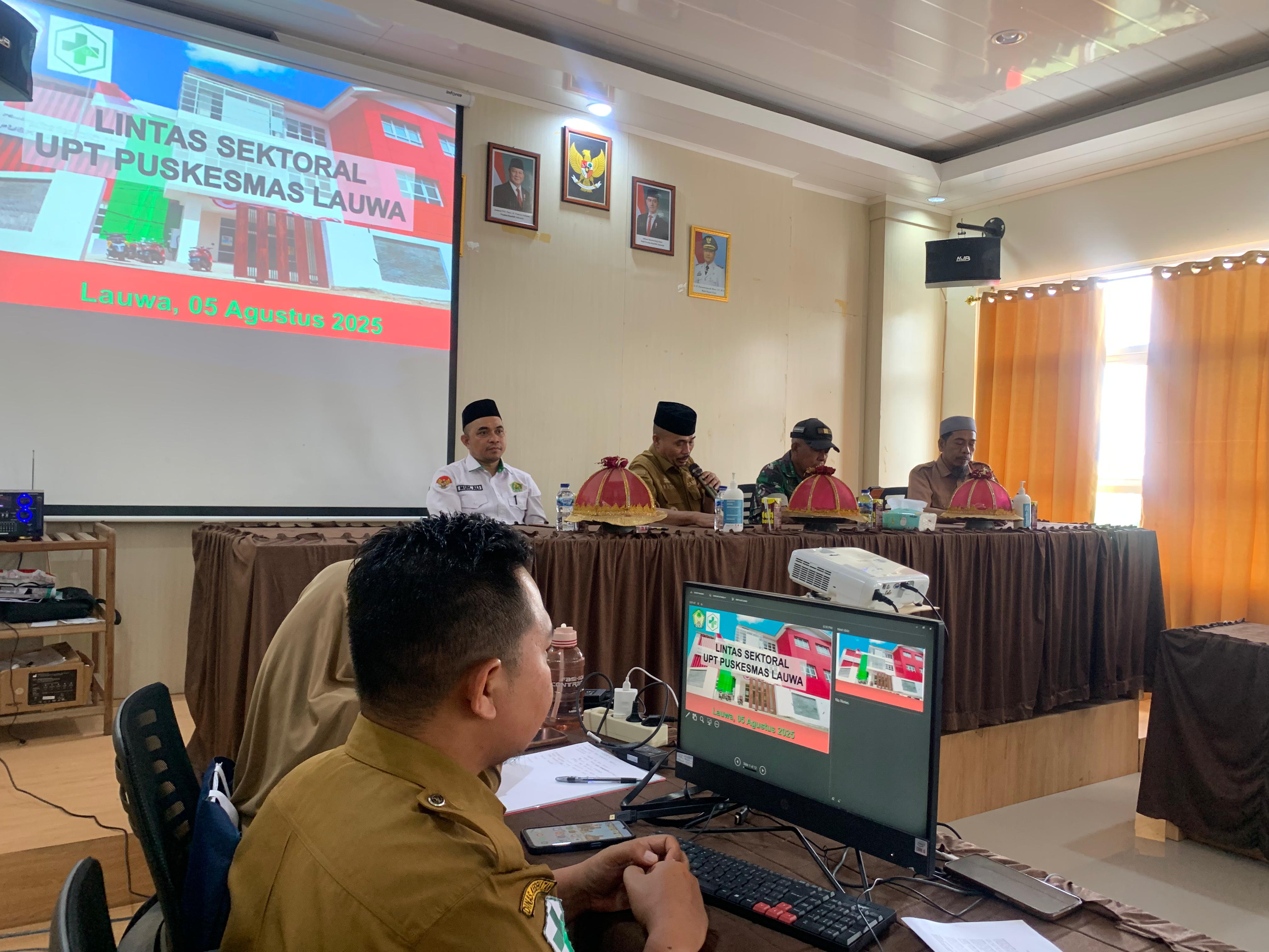 Kepala KUA di pertemuan lintas sektoral