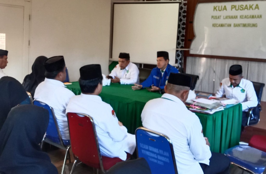Pembentukan Tim GAS pencatatan nikah KUA Bantimurung (foto: ist)