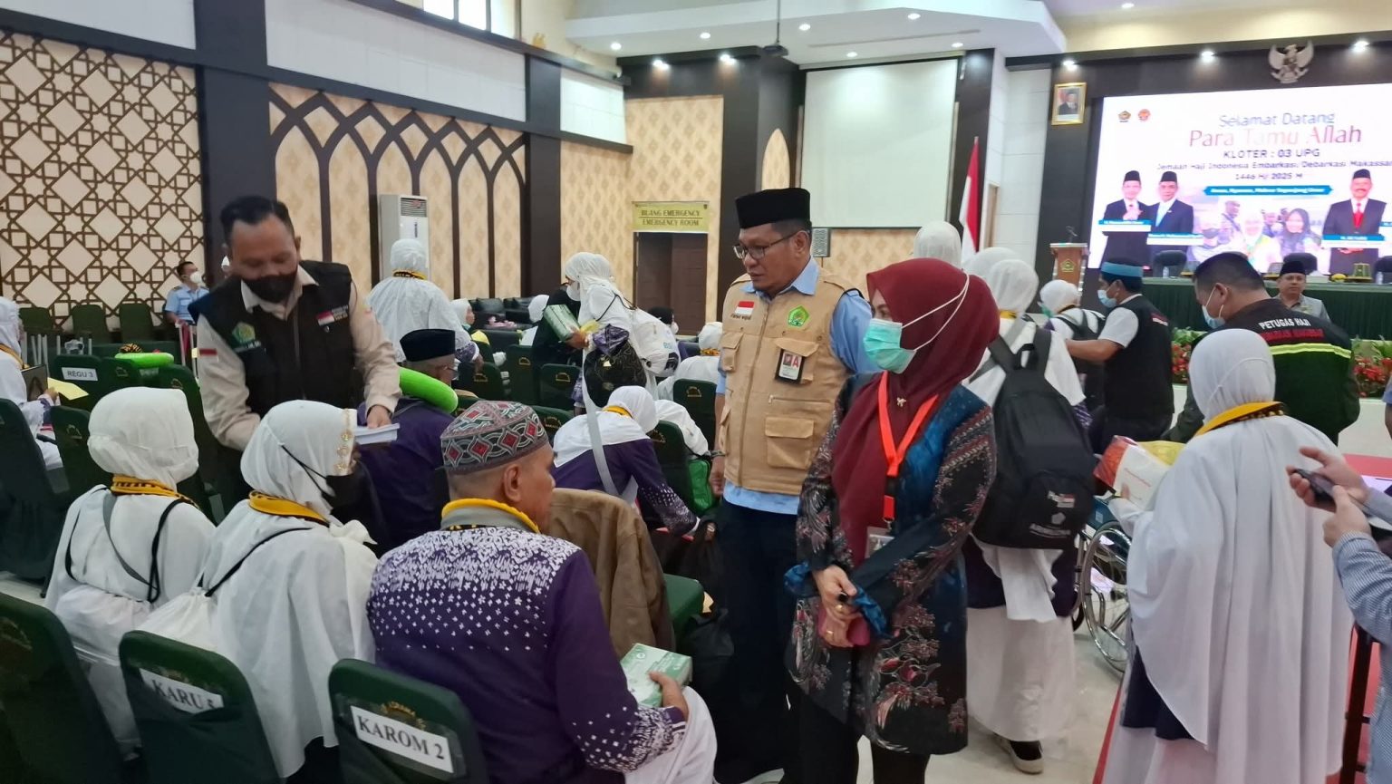 Kepala Kemenag Sinjai Jemput langsung Jemaah Asal Sinjai di Embarkasi Makassar