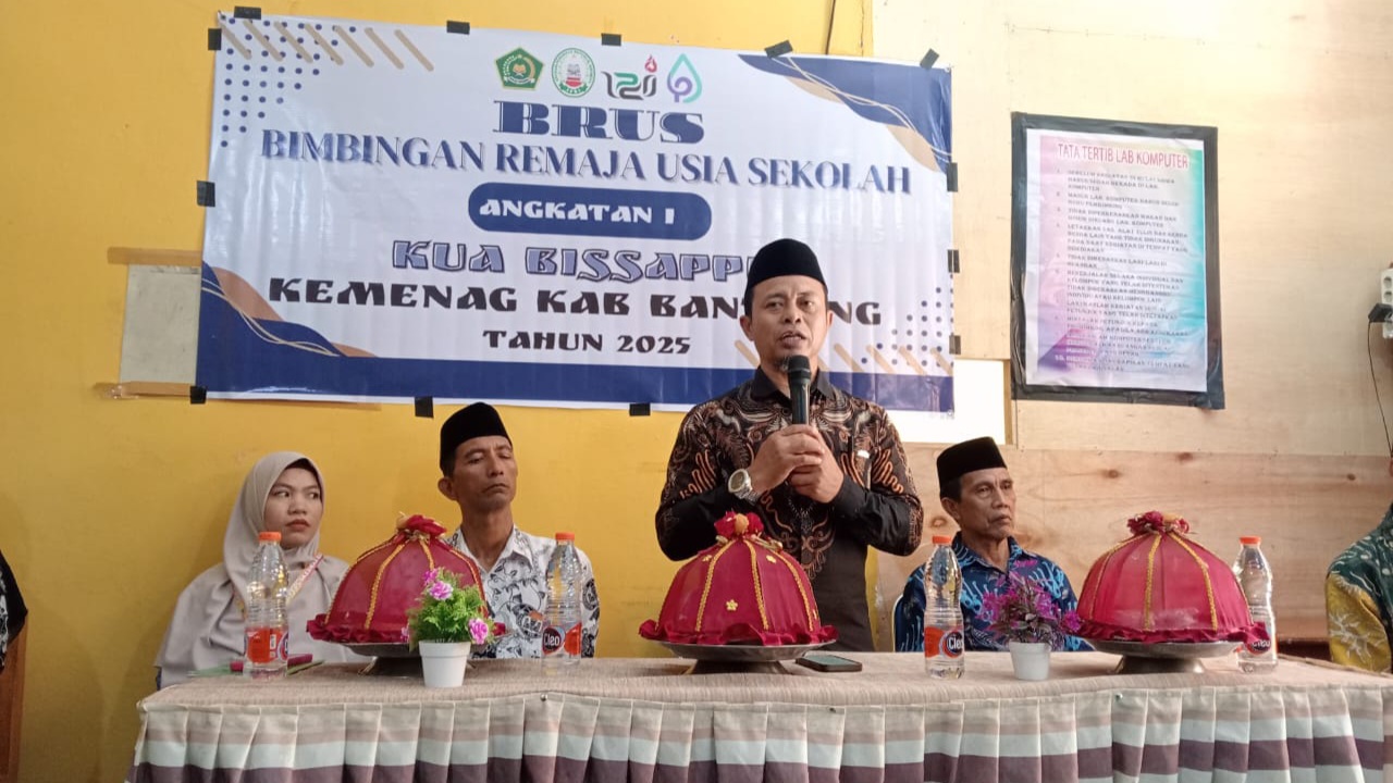 KUA dan Puskesmas Bissappu Gelar BRUS di MA Ma’arif Panaikang pada Kamis, 23 Oktober 2025 (Foto: KUA Bissappu)