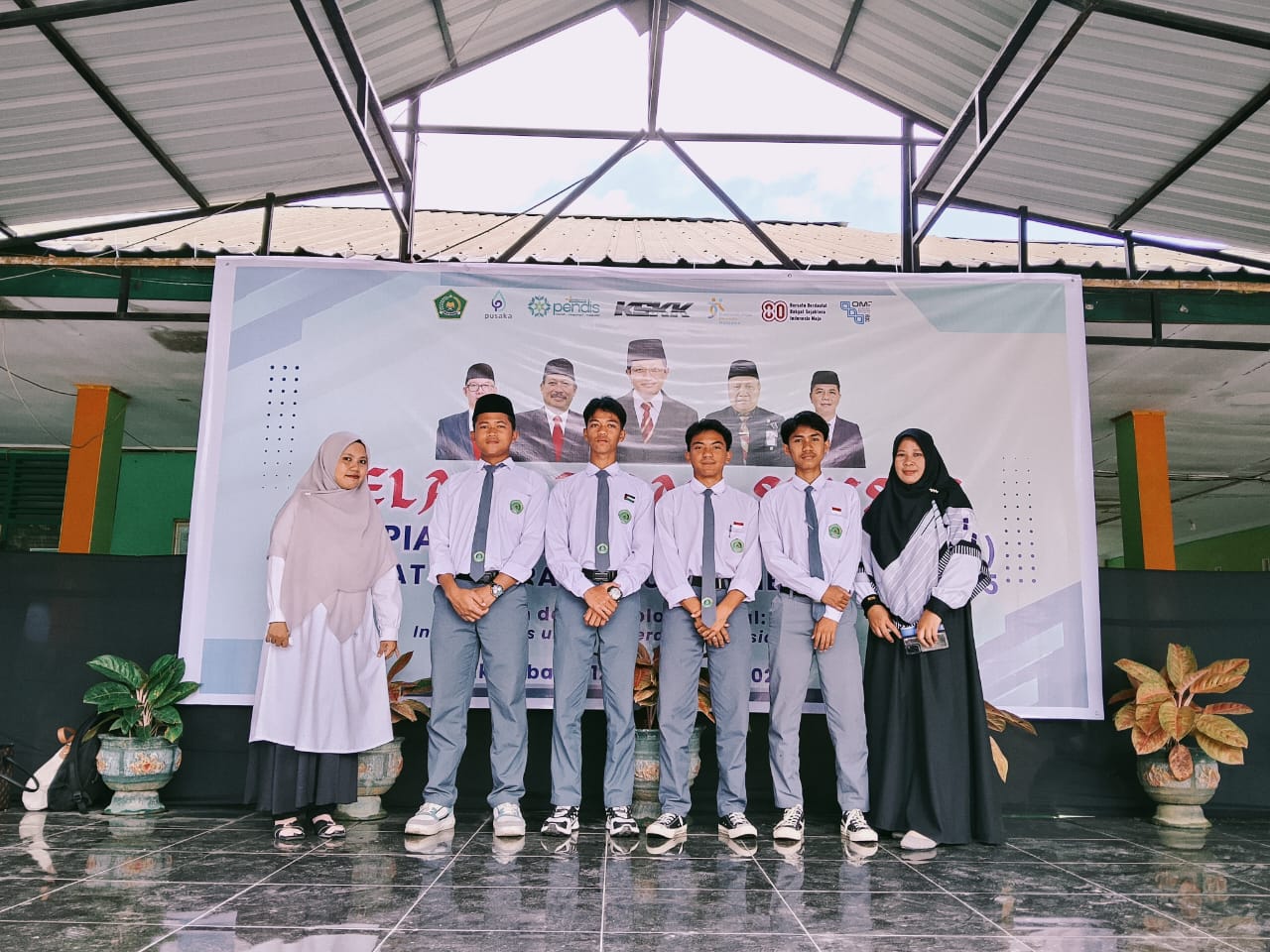 Siswa MAS Darul Istiqamah dalam mengikuti OMI Tingkat Kabupaten Bulukumba