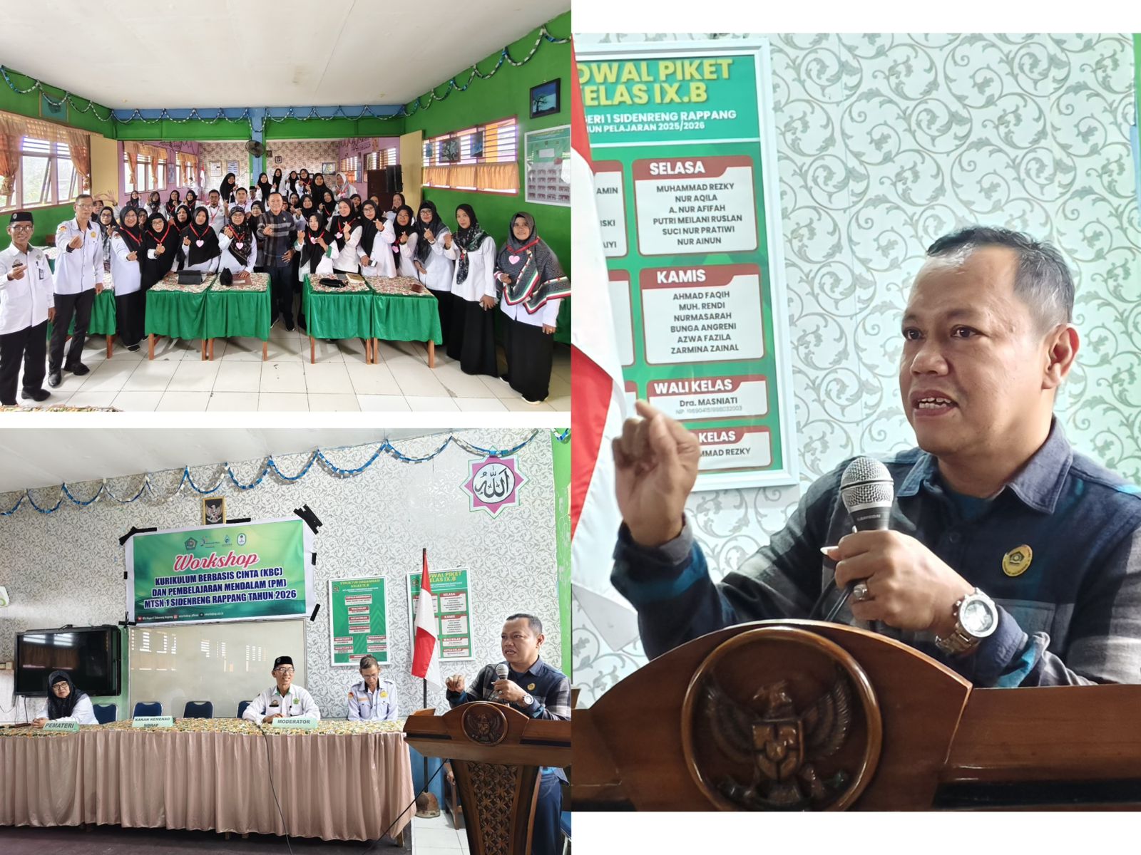 Workshop KBC dan PM MTsN 1 Sidrap