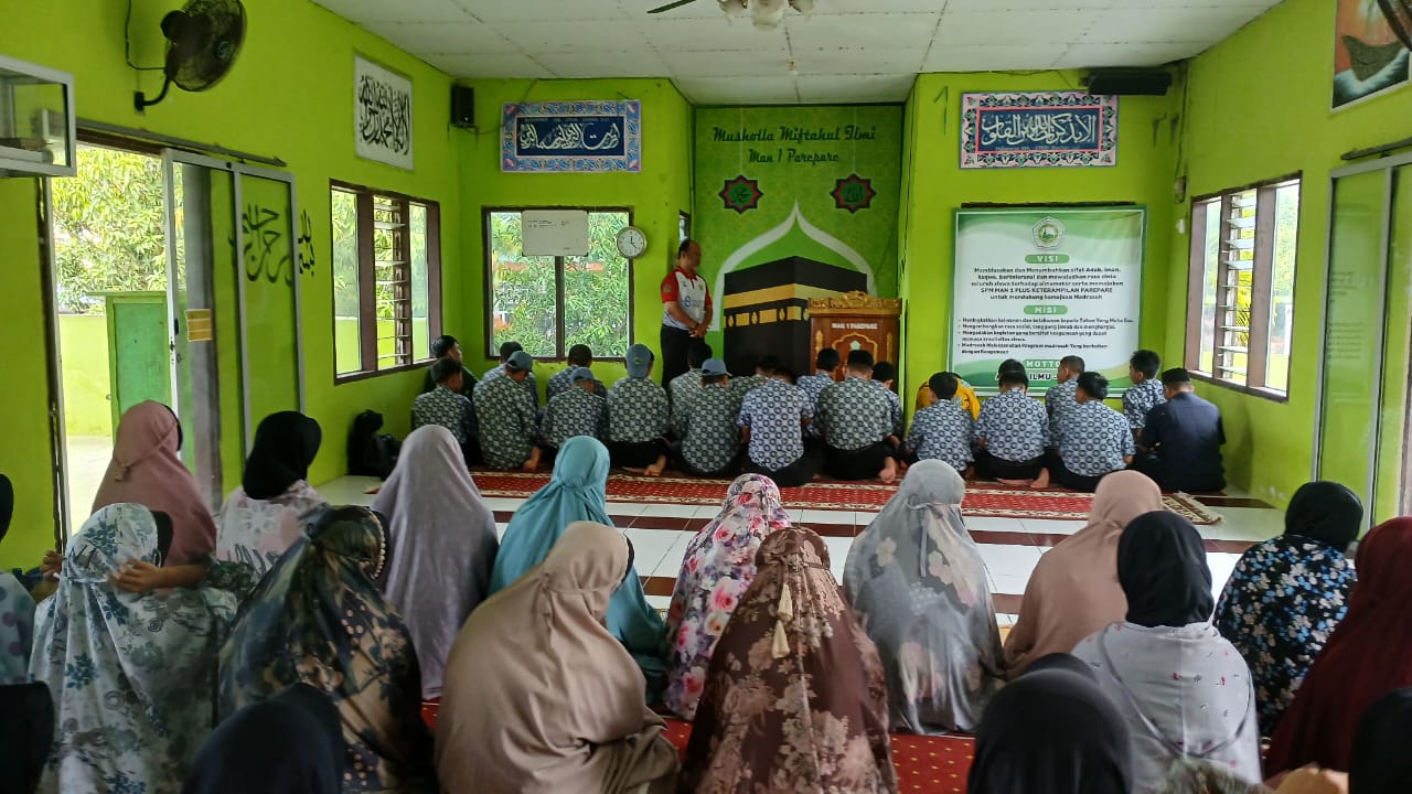 Pembiasaan Salat Duha di MAN 1 Parepare