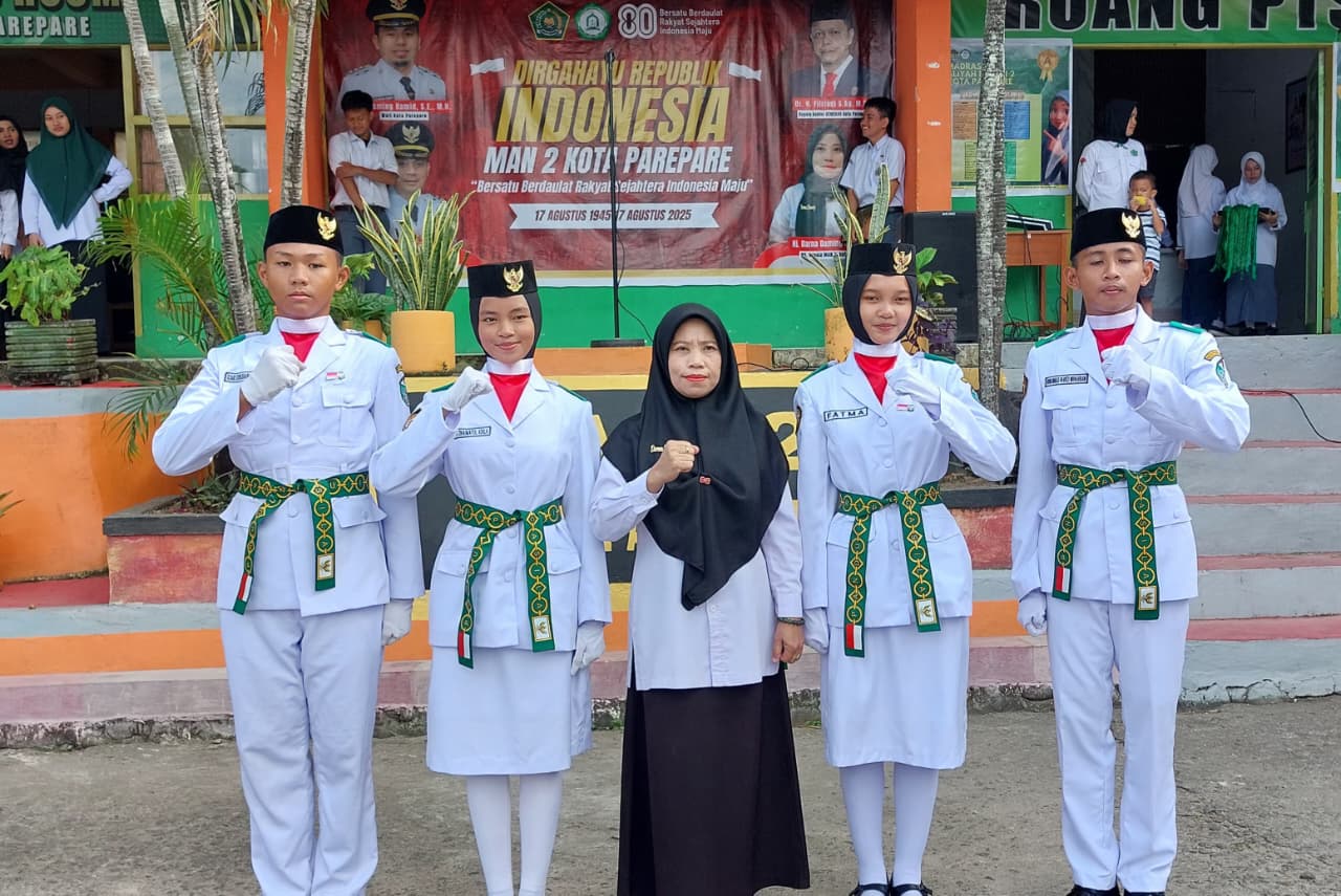Kendit Pandu Tanda 4 Pelajar MAN 2 Kota Parepare Reaktif Belajar Usai Paskibraka