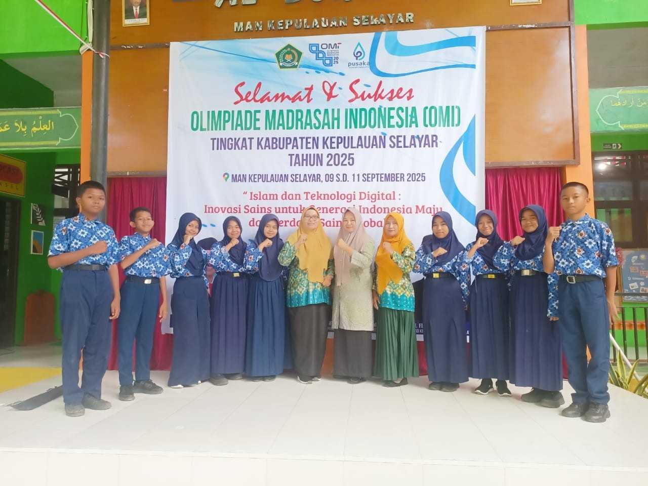 Empat Siswa MTsN Kepulauan Selayar Lolos OMI tingkat Provinsi Sulawesi Selatan