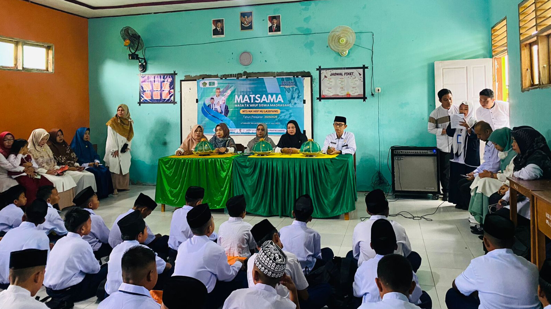MTs Ma’arif NU Lasepang Sambut 126 Peserta Didik Baru, MATSAMA Resmi Dibuka pad Senin, 14 Juli 2025 (Foto: Humas MTs Ma'arif NU Lasepang)