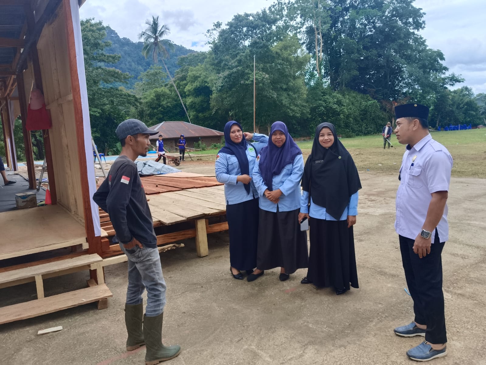 Tim KUA Sinjai Utara memantau pemondokan kafilah MTQ Kabupaten di Sinjai Tengah