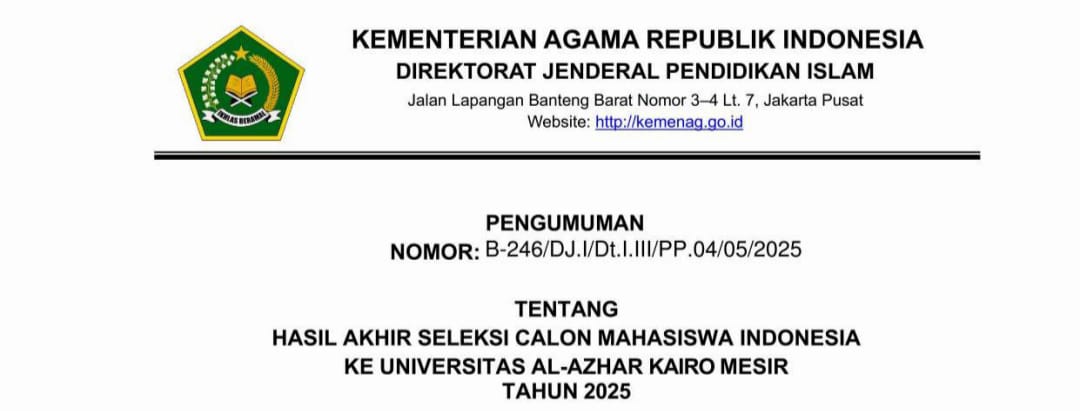 27 Santri Pondok Pesantren DDI Mangkoso Lolos Seleksi Calon Mahasiswa Universitas Al-Azhar Kairo Tahun 2025
