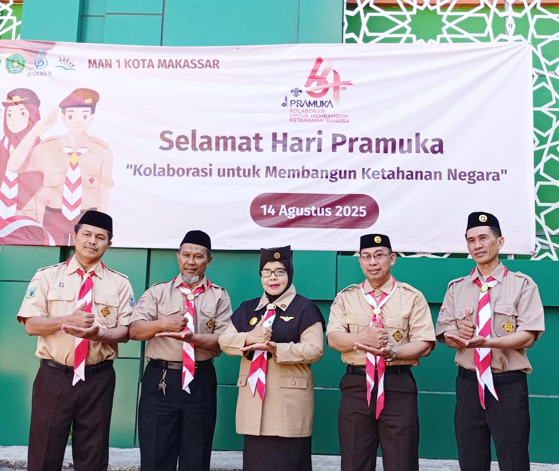 Semarak HUT RI ke-80: MAN 1 Kota Makassar Gelar Aneka Lomba Usai Upacara Hari Pramuka