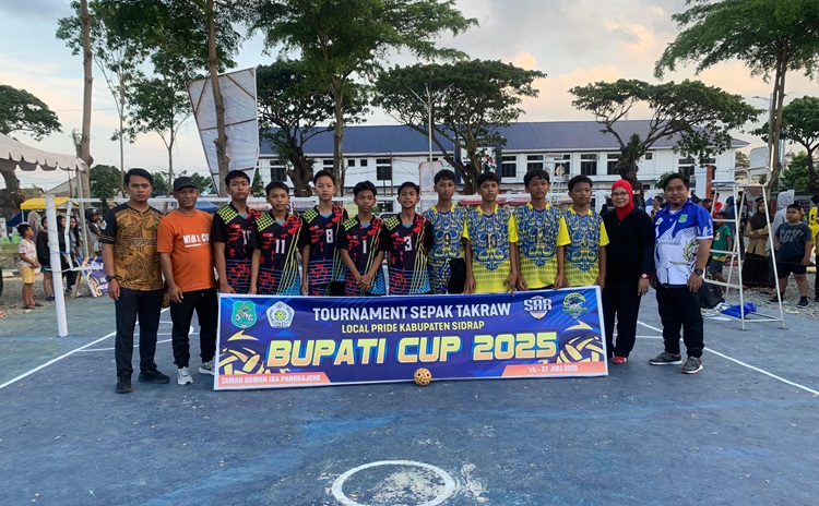 Tim Takraw MTsN 2 Sidrap, Lolos Ke Semi Final.