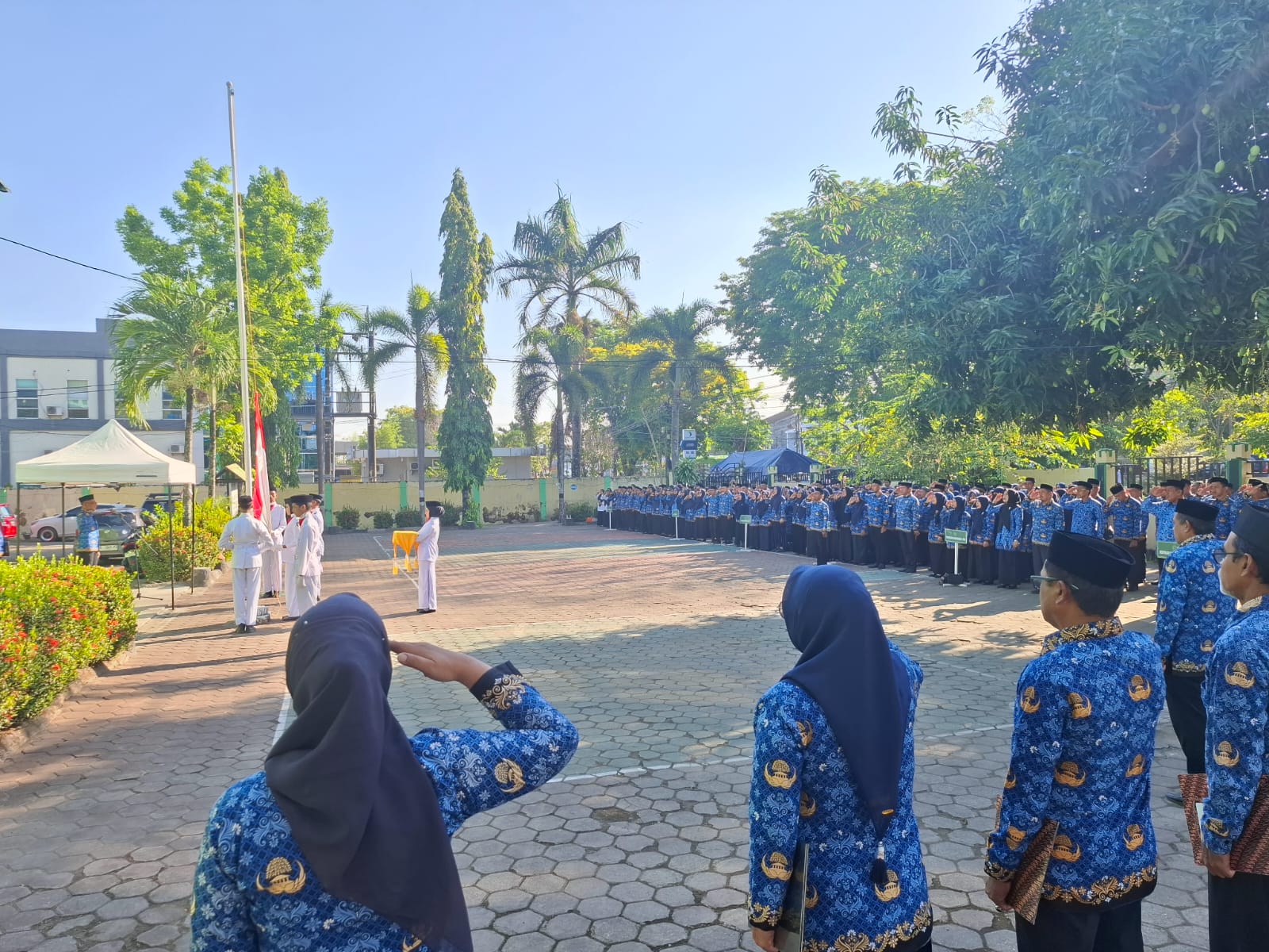 Suasana upacara Hari Kesaktian Pancasila