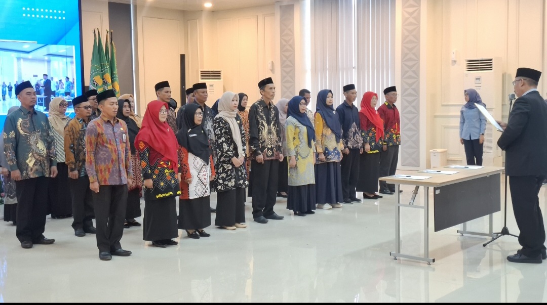 Empat Kaur TU Madrasah Kemenag Kota Makassar Resmi Dilantik, Kakanwil Dorong Kolaborasi dan Digitalisasi Layanan