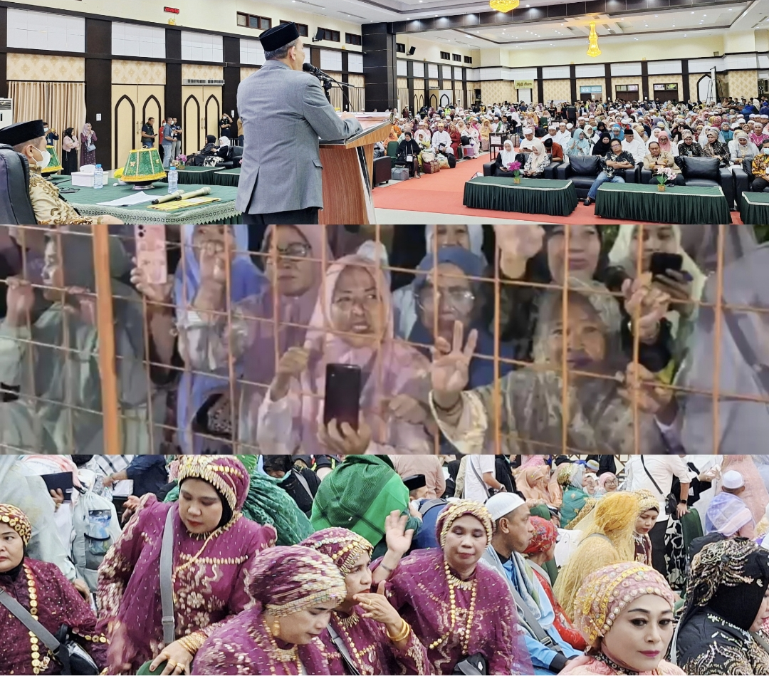 Kloter 5 UPG Utuh Tiba di Tanah Air, Penjemput Padati Asrama Haji Makassar