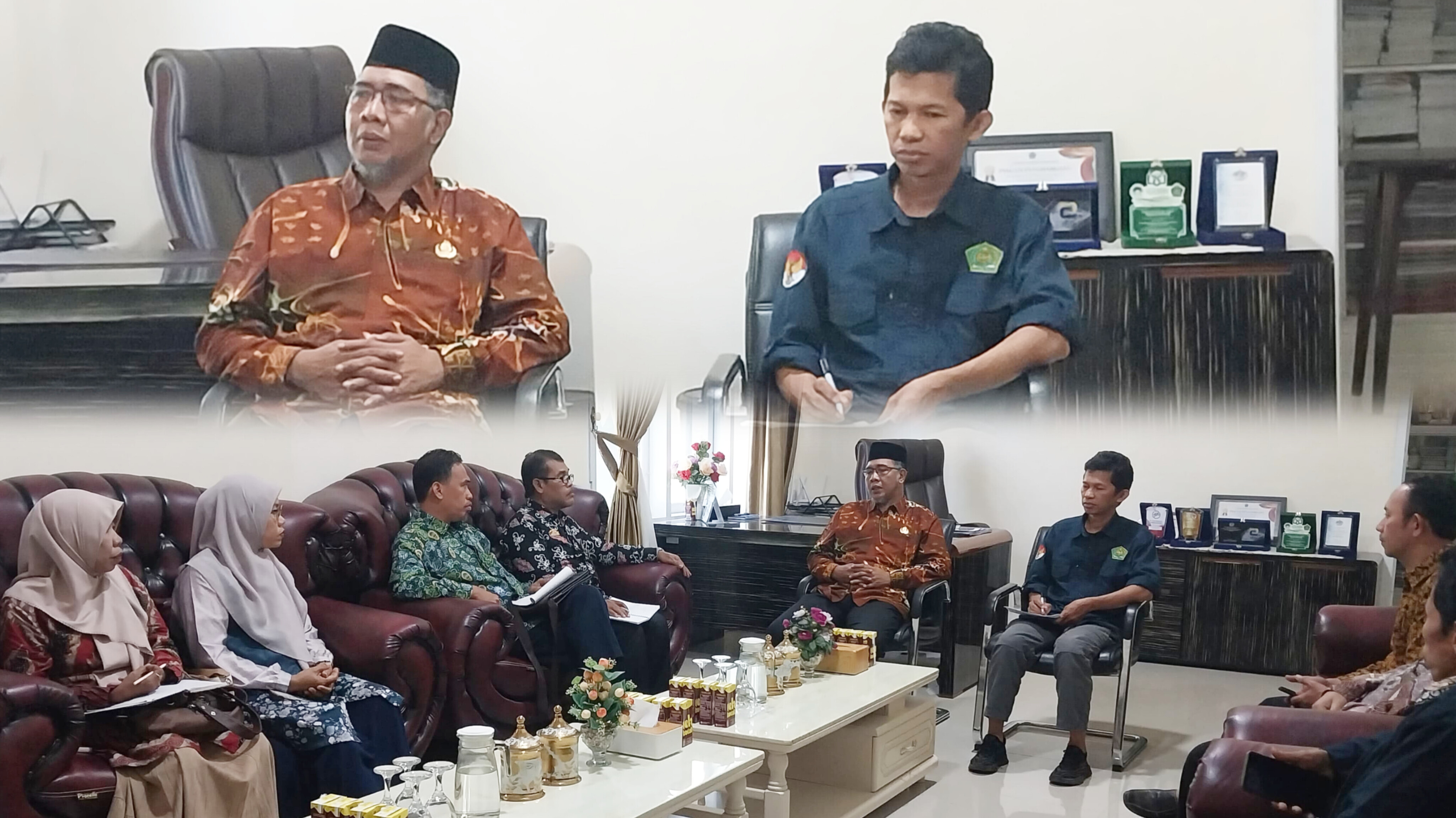 Kemenag Bantaeng Gelar Rapat Persiapan Sambut Kunjungan Kakanwil Kemenag Sulsel di Ruangan Kepala Kantor pada Kamis, 10 Juli 2025 (Foto: Humas Kemenag Bantaeng)