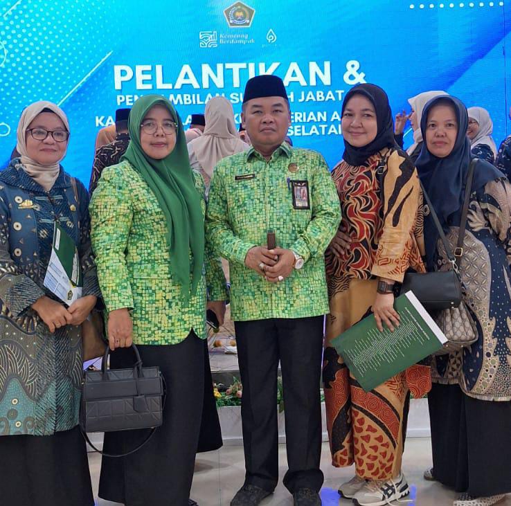 Kakanwil Kemenag Sulsel Lantik Tiga Kaur TU Madrasah Negeri Kota Parepare