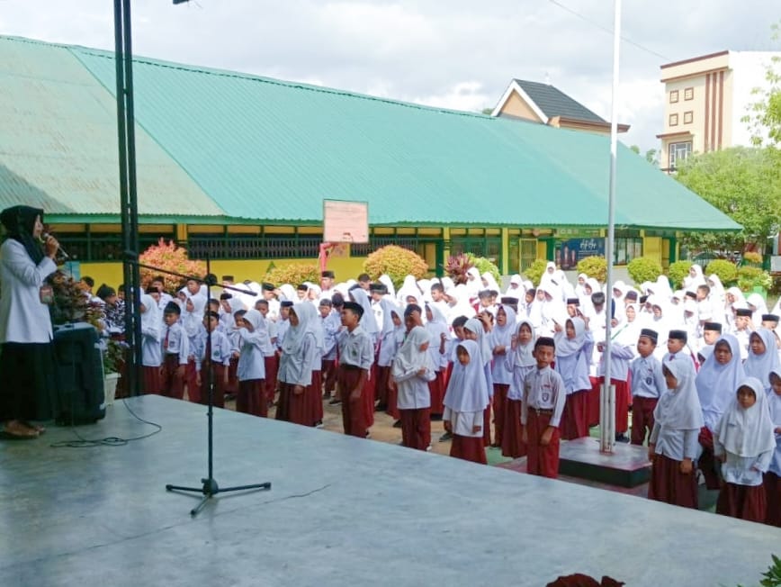 Pembukaan Kegiatan Amaliyah Ramadhan di Lapangan MIN 7 Bone