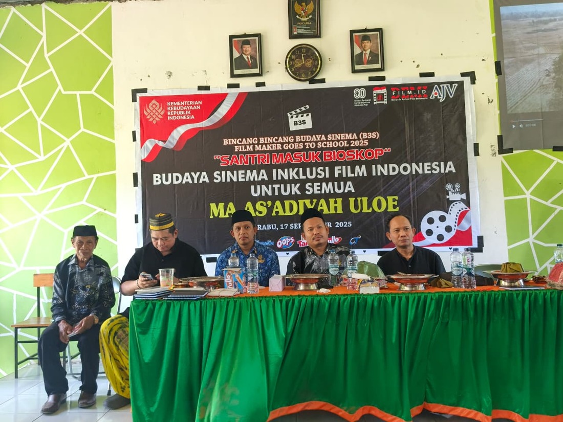 Penyuluh KUA Dua Boccoe Ikuti Bincang-Bincang Film Makers di MA As’adiyah Uloe