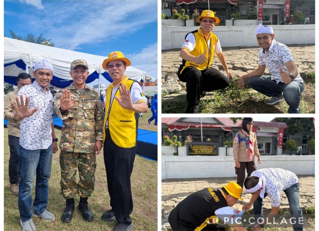 Hijaukan Selayar, Pembimas Buddha, TNI AL dan Permabudhi Sulsel Tanam 300 Bibit Pohon di HUT TNI ke-80