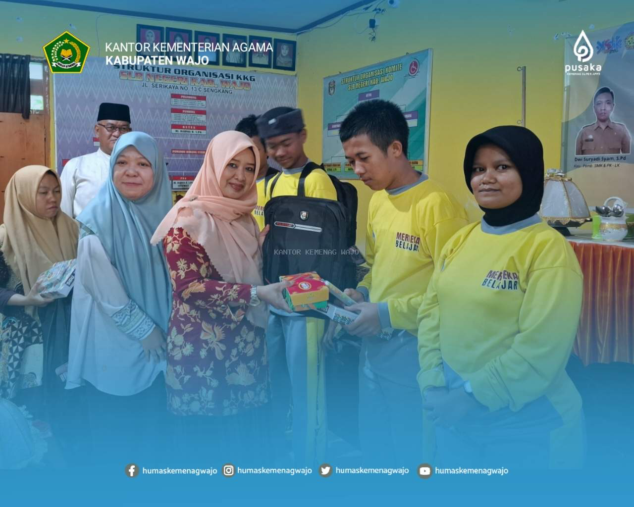 DWP Kemenag Wajo Hadirkan Kehangatan untuk Anak Yatim dan Disabilitas di Awal Muharram