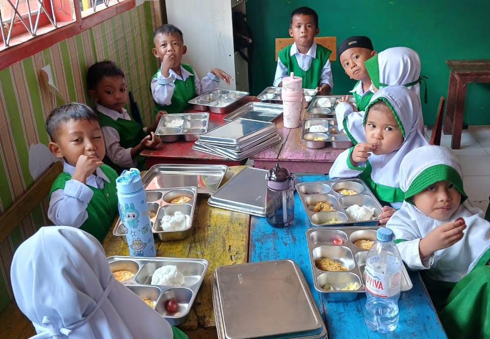 RA UMDI Kampung Baru Terima Program Makan Bergizi Gratis