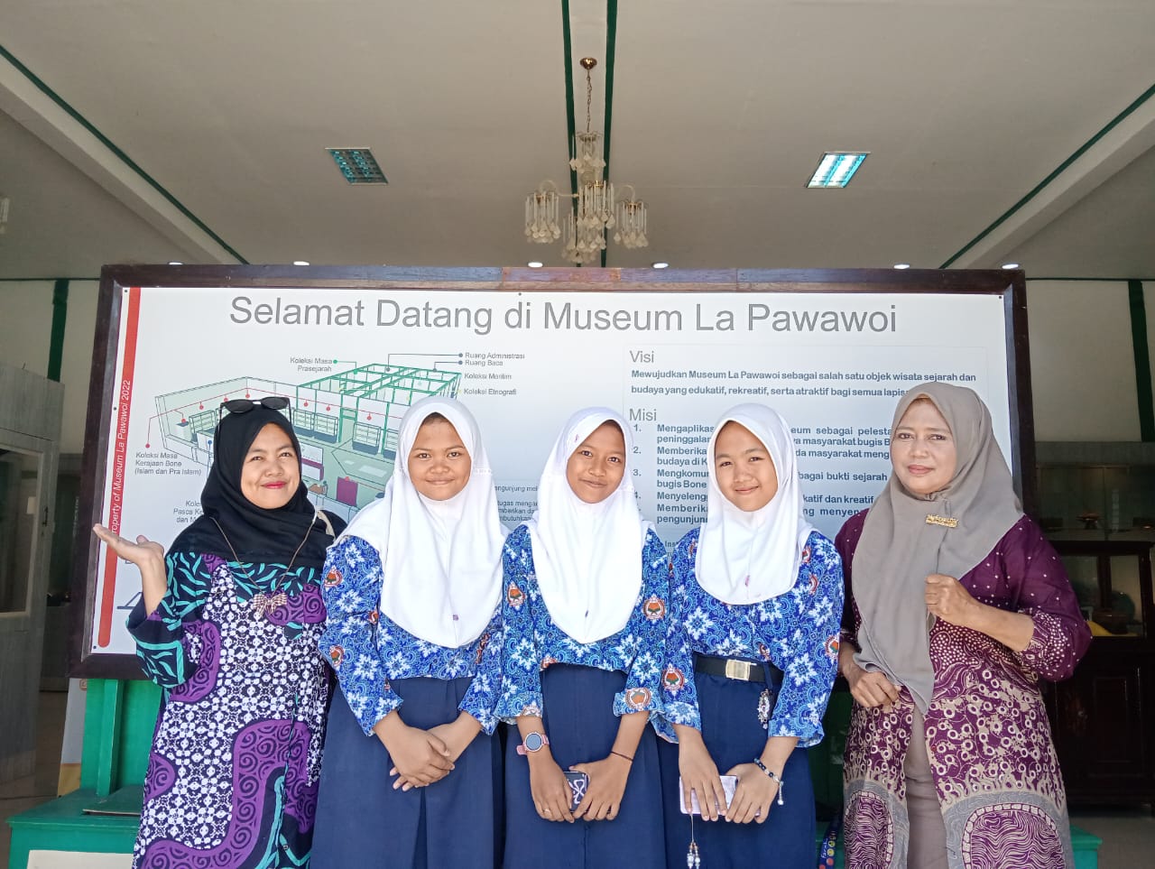 Peserta didik MTsN 2 Bone Kunjungi Museum La Pawawoi