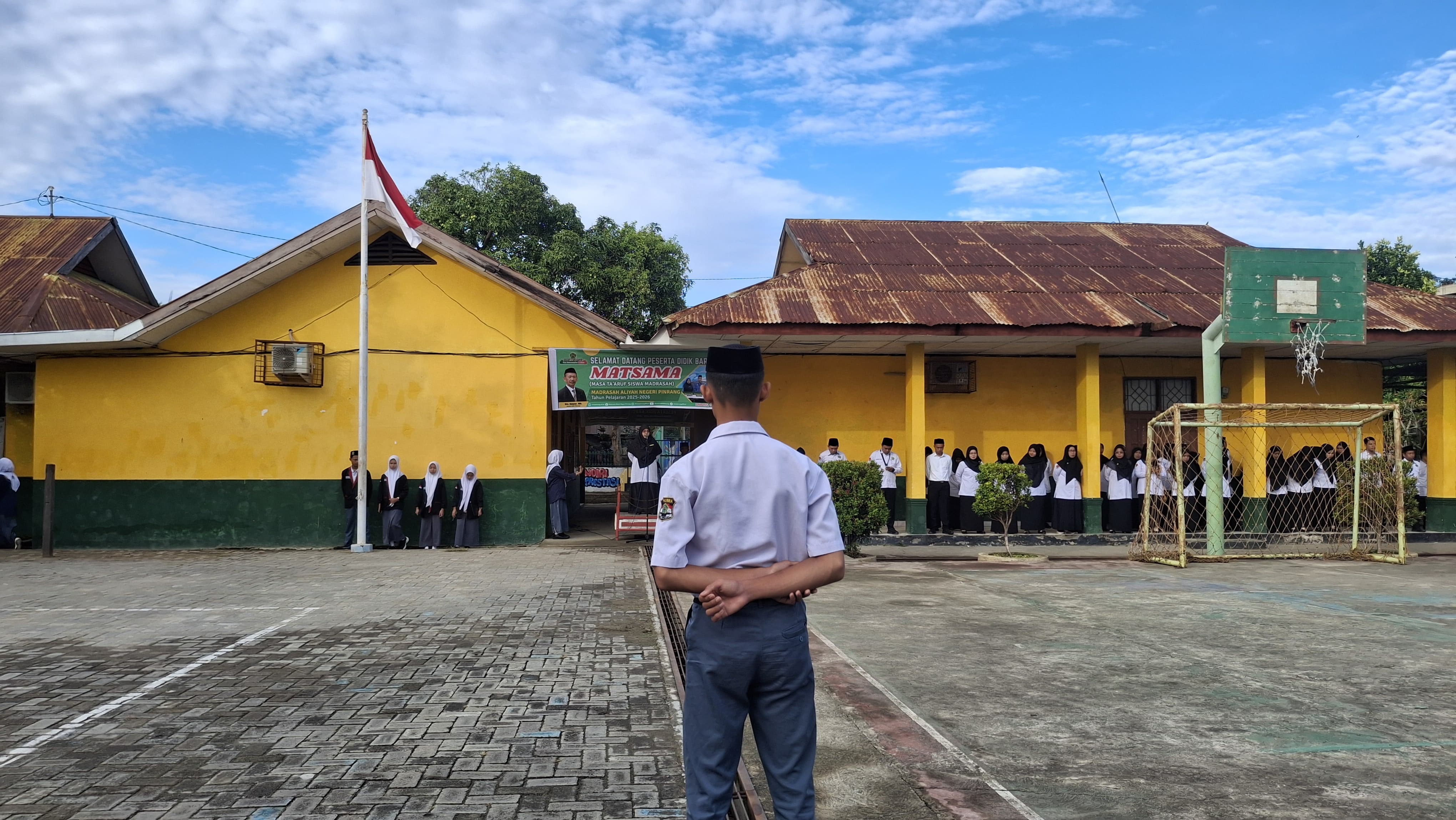 MAN Pinrang Sambut Tahun Ajaran Baru dengan Upacara Pembukaan Matsama