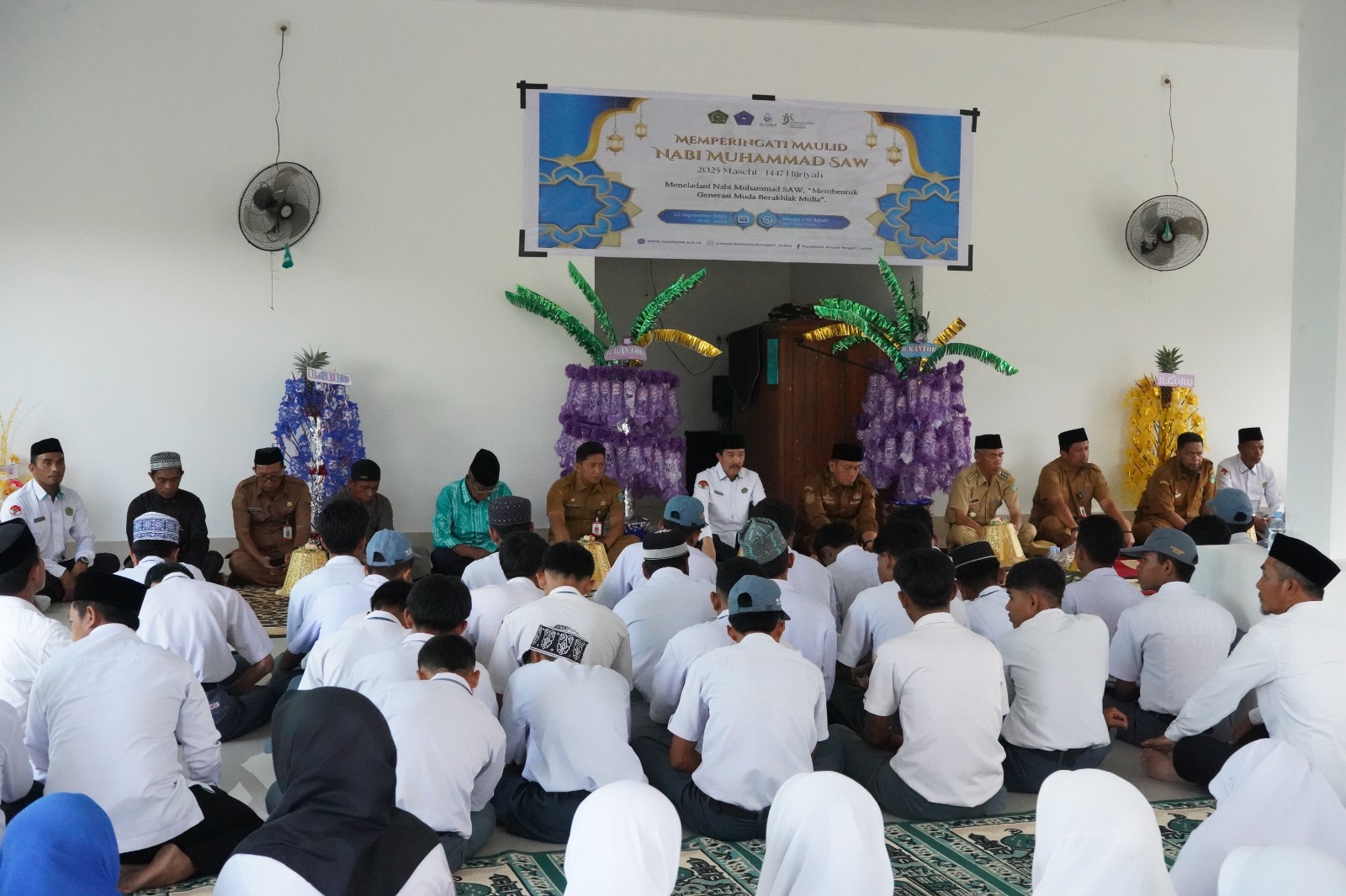 Peringatan Maulid Nabi Muhammad SAW 1447 H yang digelar pada Madrasah Aliyah Negeri (MAN) Luwu Timur