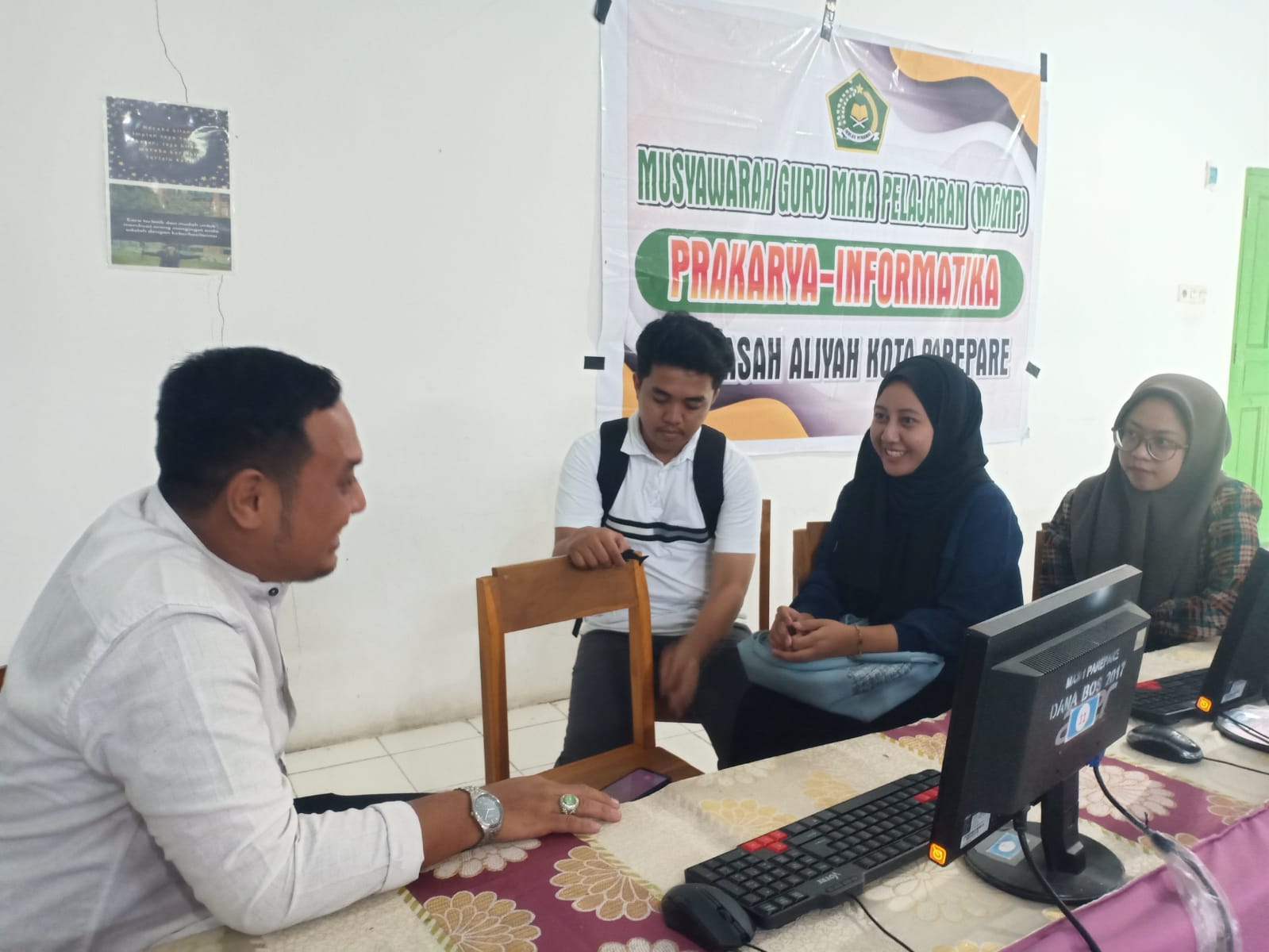 Mahasiswa IAIN melakukan observasi di MAN 1 Parepare