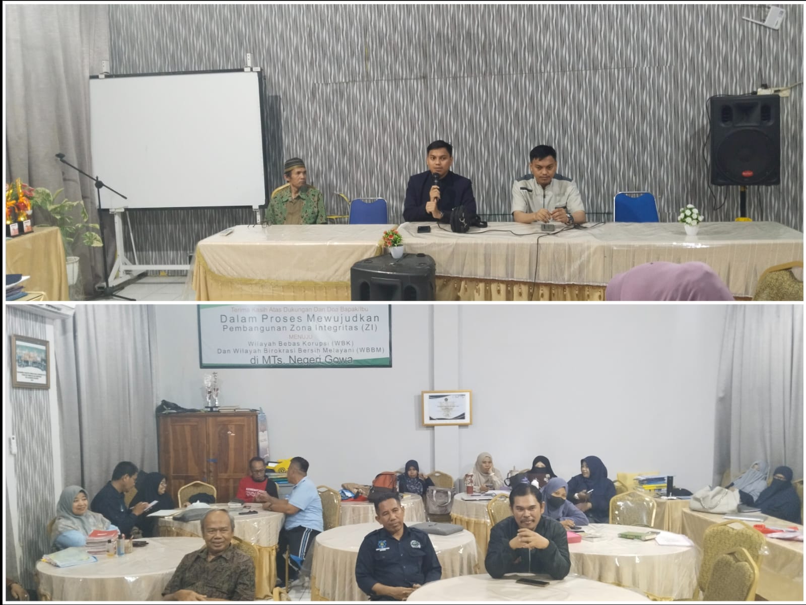 Suasana di ruang diklat
