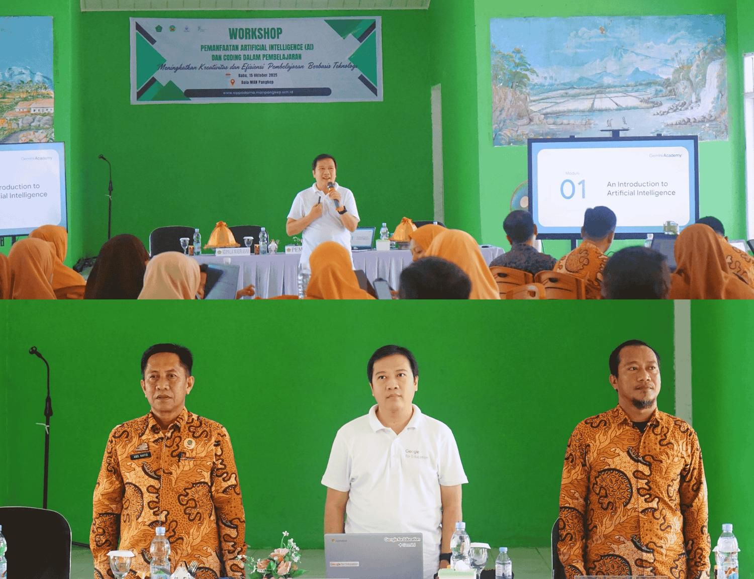 Siap Jadi Guru Digital! MAN Pangkep Gelar Workshop Intensif Integrasi AI dan Coding untuk Efisiensi Pembelajaran Berbasis Teknologi
