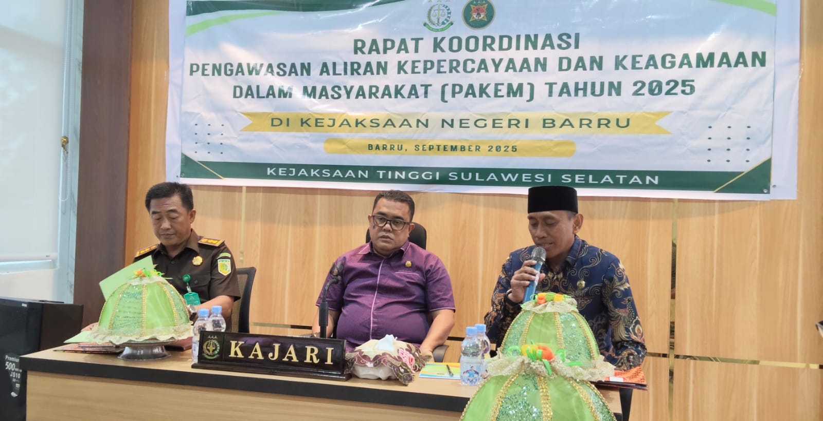 Kemenag Barru Ikuti Rakor PAKEM, Jadi Wadah Sinergi Jaga Ketentraman Umat