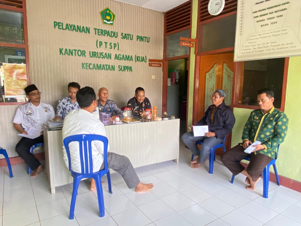 KUA Suppa Fasilitasi Dialog Pengalihan Status Mushallah Madani Jadi Masjid