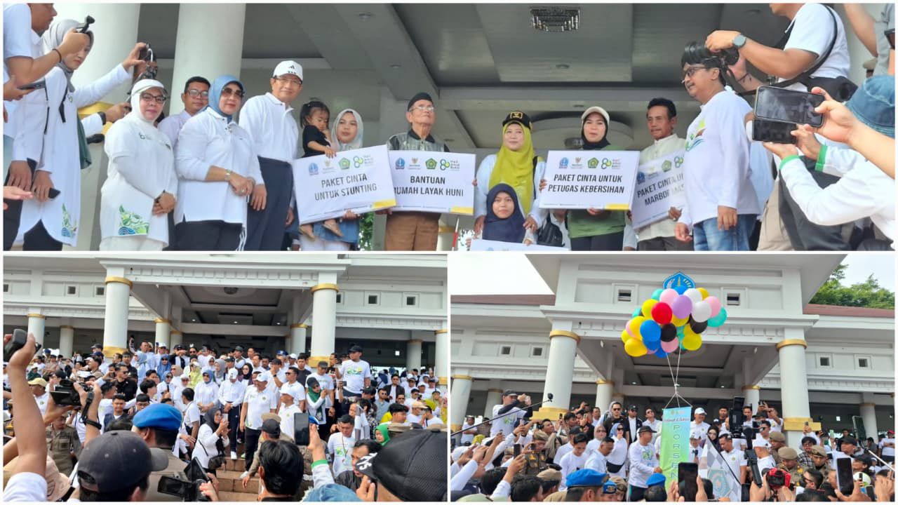 Menteri Agama RI, Prof. Nasaruddin Umar, Beri Arahan Pada Gerak Jalan Kerukunan HAB ke- 80 Tk. Prov. Sul-Sel