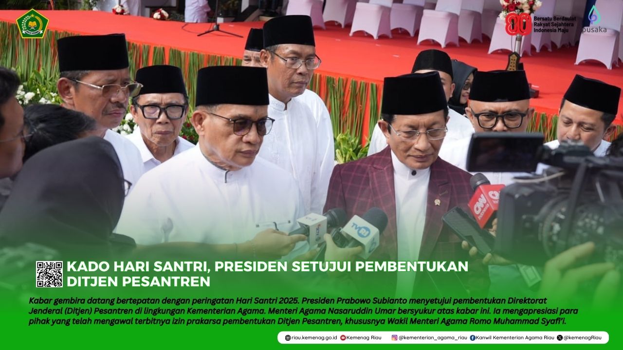 Kado Hari Santri, Presiden Setujui Pembentukan Ditjen Pesantren