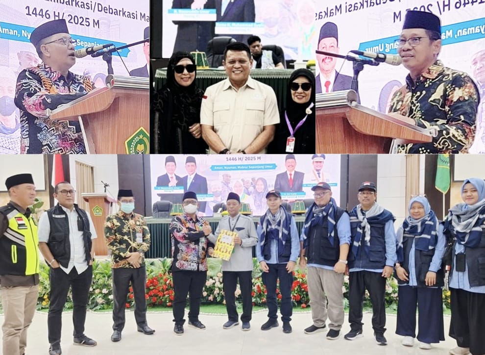 JH Kloter 34 UPG Tiba di Makassar, Pak Mayor : Tidak Ada Kendala Berarti, Semua Bisa Diatasi