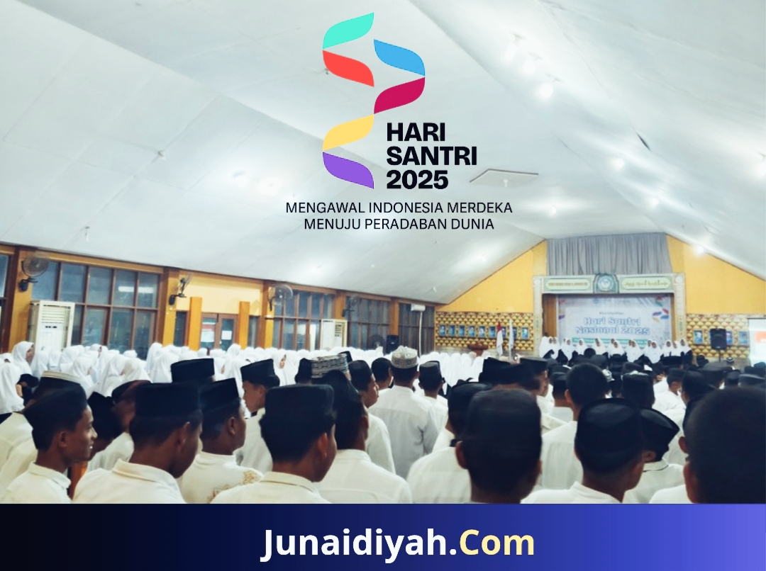Sambut Hari Santri Nasional (HSN) Tahun 2025 dengan tema "Mengawal Indonesia Merdeka, Menuju Peradaban Dunia”, mulai digelar di Pondok Pesantren (Ponpes) Modern Al-Junaidiyah Biru Kab. Bone.