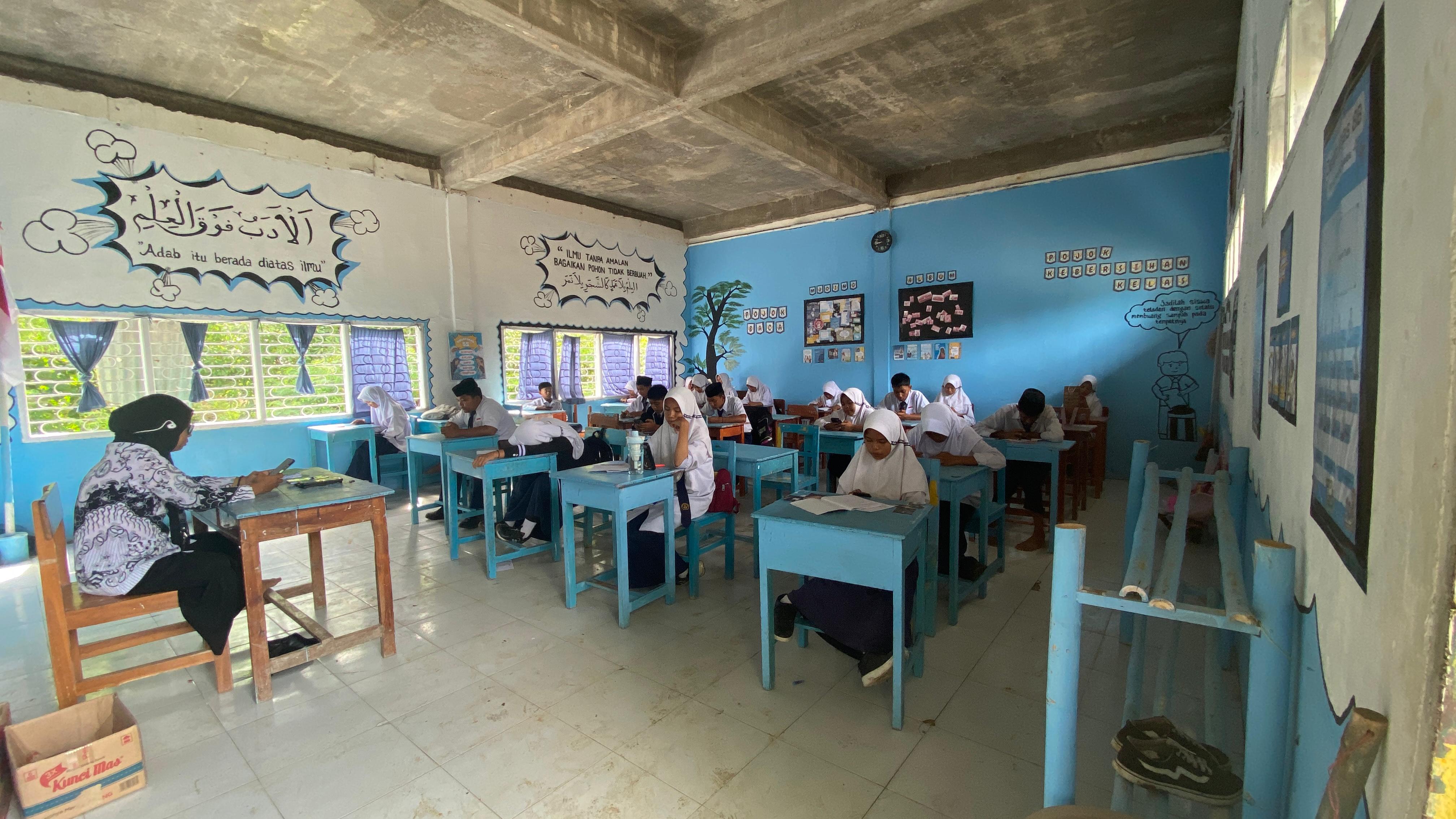 Pelaksanaan SAS Ganjil 2025 di MTs Nashrul Haq Pajalele