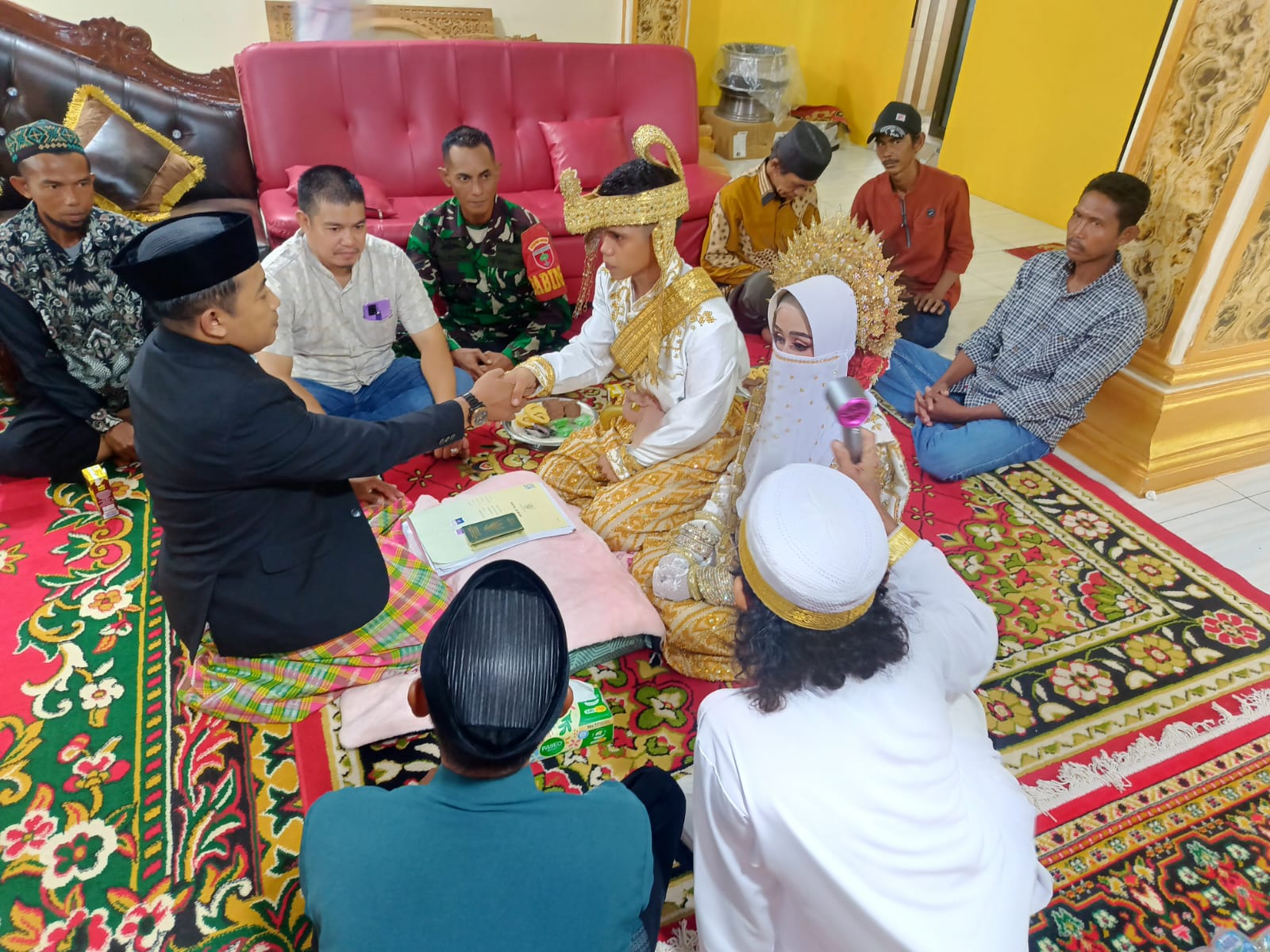 Suasana akad nikah