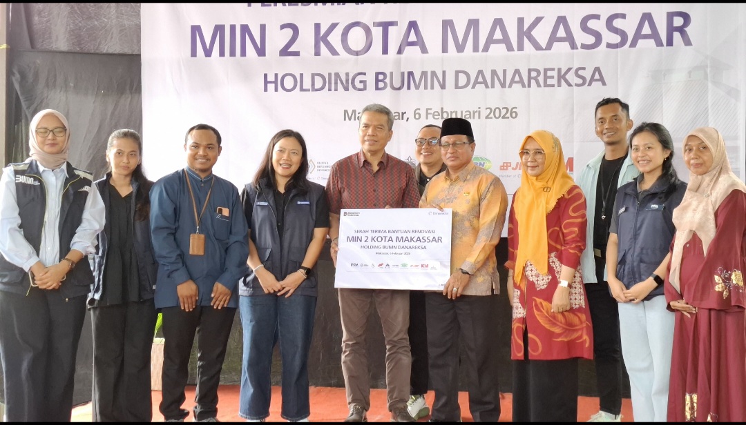 Presmian renovasi min 2 kota makassar Holding BUMN Danareksa