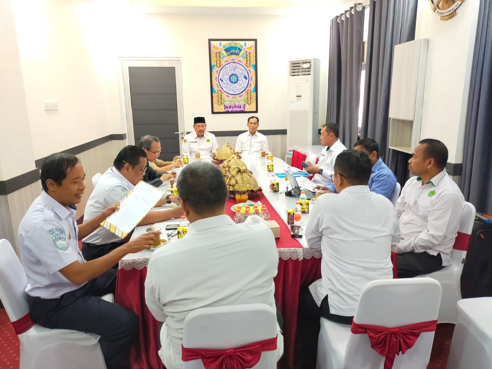 Kakanwil memimpin Rapat Koordinasi persiapan Rukyatul Hilal 1446 H di Sulsel (20/2/2025)