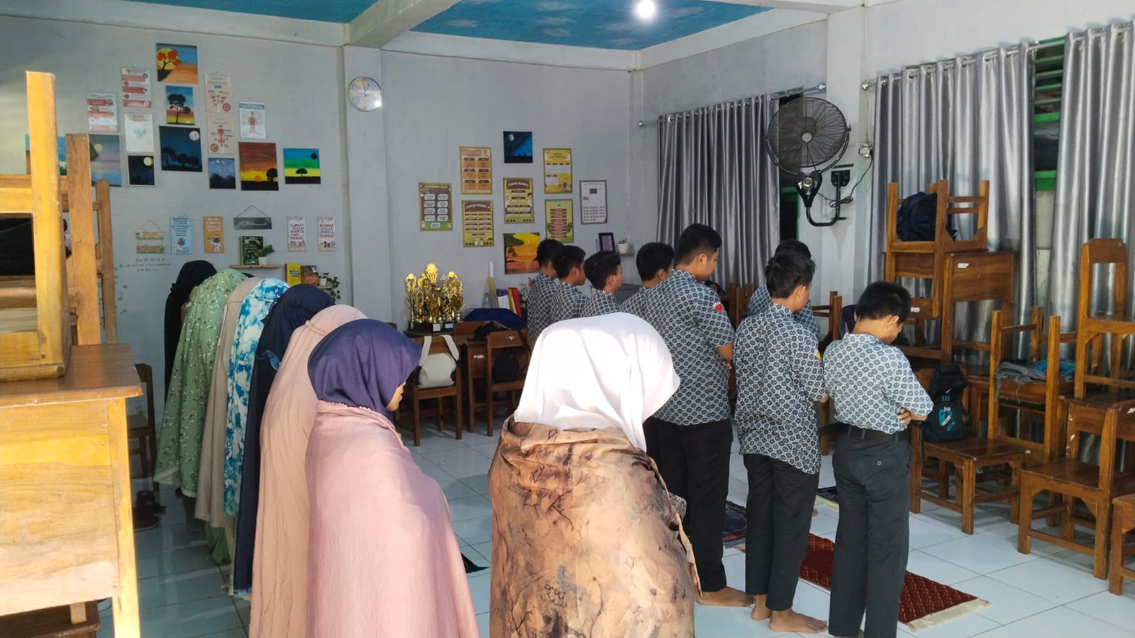 Suasana shalat dhuha