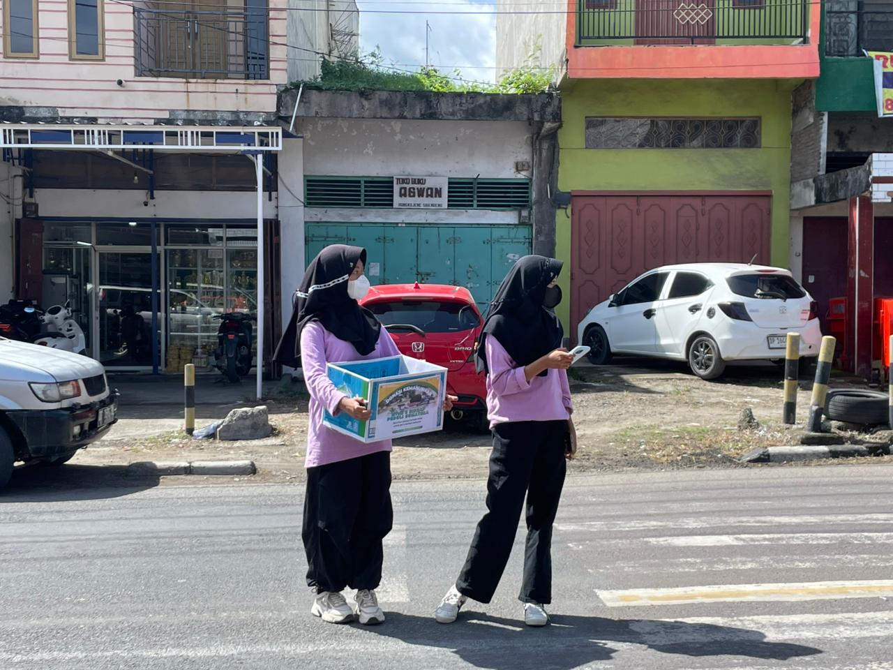 Siswa MTsN 2 Sidrap Galang Donasi